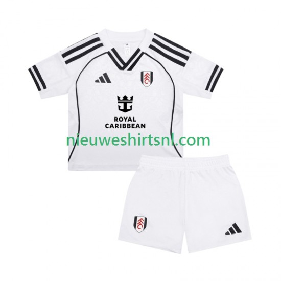Fulham Kind Shirt met Bedrukking Thuis 2025-2026 Korte Mouw