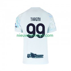 Inter Milan Heren Shirt met Bedrukking Mehdi Taremi 99 Uit 2025-2026 Korte Mouw