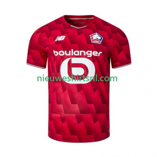LOSC Lille Heren Shirt met Bedrukking Thuis 2025-2026 Korte Mouw