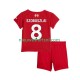 Liverpool Kind Shirt met Bedrukking Dominik Szoboszlai 8 Thuis 2025-2026 Korte Mouw