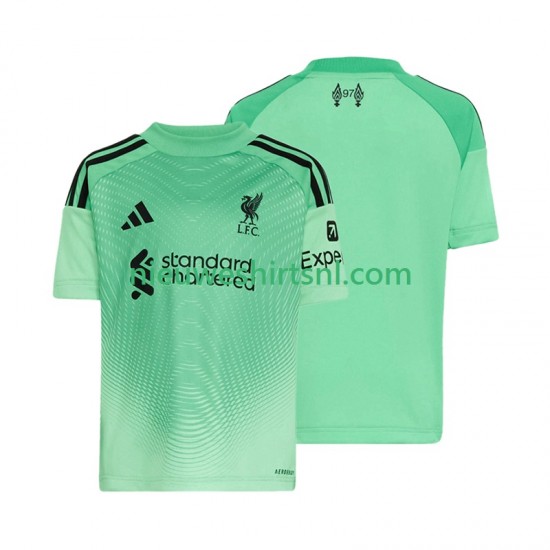 Liverpool Heren Shirt met Bedrukking Doelman Thuis 2025-2026 Korte Mouw