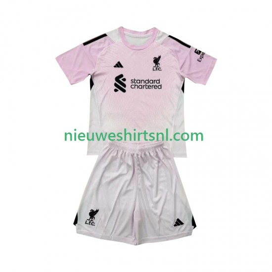 Liverpool Kind Shirt met Bedrukking Doelman Derde 2025-2026 Korte Mouw