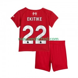 Liverpool Kind Shirt met Bedrukking Hugo Ekitike 22 Thuis 2025-2026 Korte Mouw
