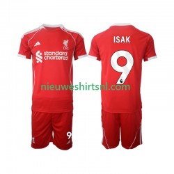 Liverpool Kind Shirt met Bedrukking ISAK 9 Thuis 2025-2026 Korte Mouw