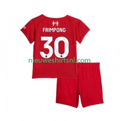 Liverpool Kind Shirt met Bedrukking Jeremie Frimpong 30 Thuis 2025-2026 Korte Mouw