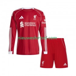 Liverpool Kind Shirt met Bedrukking Thuis 2025-2026 Lange Mouw