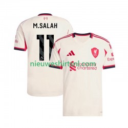 Liverpool Heren Shirt met Bedrukking Mohamed Salah 11 Uit 2025-2026 Korte Mouw