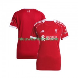 Liverpool Dames Shirt met Bedrukking Thuis 2025-2026 Korte Mouw