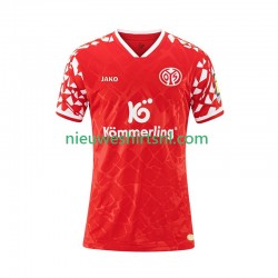 Mainz 05 Heren Shirt met Bedrukking Thuis 2025-2026 Korte Mouw