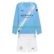 Manchester City Kind Shirt met Bedrukking Thuis 2025-2026 Lange Mouw