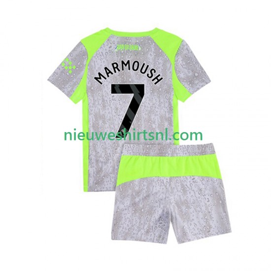 Manchester City Kind Shirt met Bedrukking Omar Marmoush 7 Derde 2025-2026 Korte Mouw