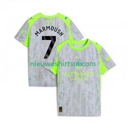 Manchester City Heren Shirt met Bedrukking Omar Marmoush 7 Derde 2025-2026 Korte Mouw