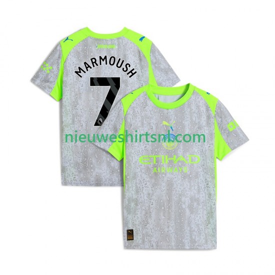Manchester City Heren Shirt met Bedrukking Omar Marmoush 7 Derde 2025-2026 Korte Mouw