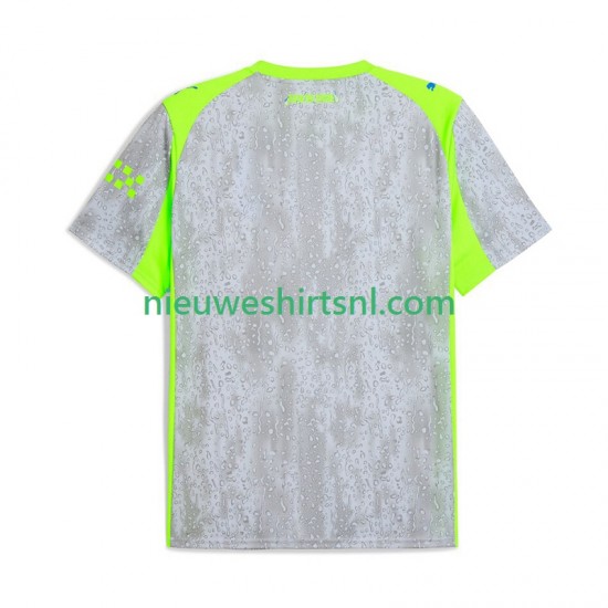 Manchester City Heren Shirt met Bedrukking Derde 2025-2026 Korte Mouw