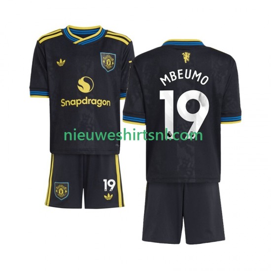 Manchester United Kind Shirt met Bedrukking Bryan Mbeumo 19 Derde 2025-2026 Korte Mouw