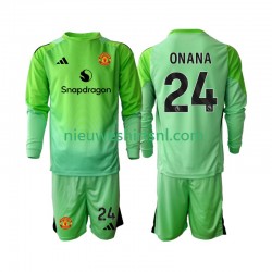 Manchester United Kind Shirt met Bedrukking Doelman Andre Onana 24 Vierde 2025-2026 Lange Mouw