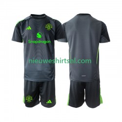 Manchester United Kind Shirt met Bedrukking Doelman Uit 2025-2026 Korte Mouw