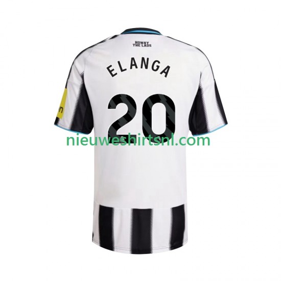 Newcastle United Heren Shirt met Bedrukking Elanga 20 Thuis 2025-2026 Korte Mouw