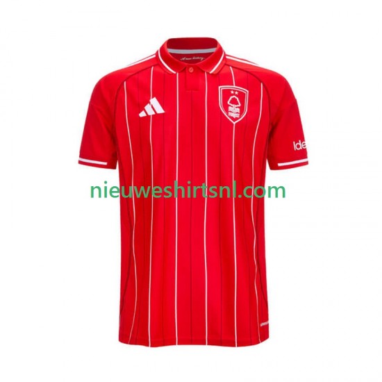Nottingham Forest Heren Shirt met Bedrukking Thuis 2025-2026 Korte Mouw