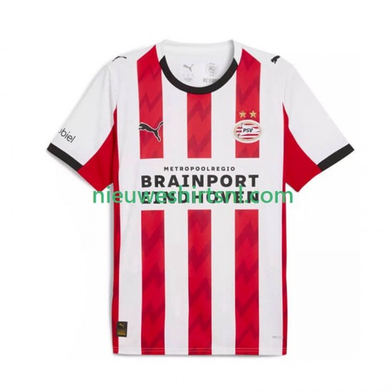 PSV Eindhoven Heren Shirt met Bedrukking Thuis 2025-2026 Korte Mouw