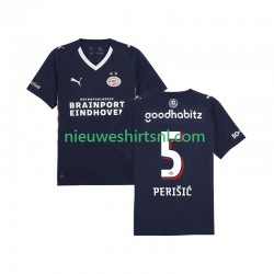 PSV Eindhoven Heren Shirt met Bedrukking Ivan Perisic 5 Uit 2025-2026 Korte Mouw