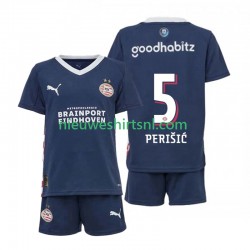 PSV Eindhoven Kind Shirt met Bedrukking Ivan Perisic 5 Uit 2025-2026 Korte Mouw