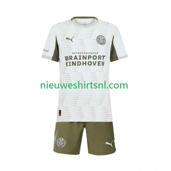 PSV Eindhoven Kind Shirt met Bedrukking Derde 2025-2026 Korte Mouw