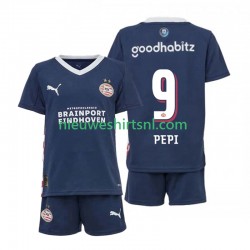 PSV Eindhoven Kind Shirt met Bedrukking Ricardo Pepi 9 Uit 2025-2026 Korte Mouw