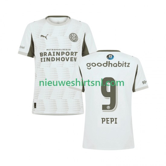 PSV Eindhoven Heren Shirt met Bedrukking Ricardo Pepi 9 Derde 2025-2026 Korte Mouw