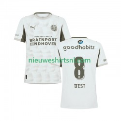 PSV Eindhoven Heren Shirt met Bedrukking Sergino Dest 8 Derde 2025-2026 Korte Mouw