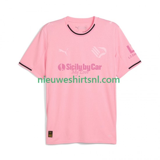 Heren Shirt met Bedrukking Palermo Thuis 2024-2025 Korte Mouw
