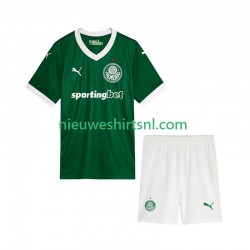 Palmeiras Kind Shirt met Bedrukking Thuis 2025-2026 Korte Mouw
