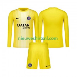 Paris Saint-Germain Kind Shirt met Bedrukking Doelman Derde 2025-2026 Lange Mouw