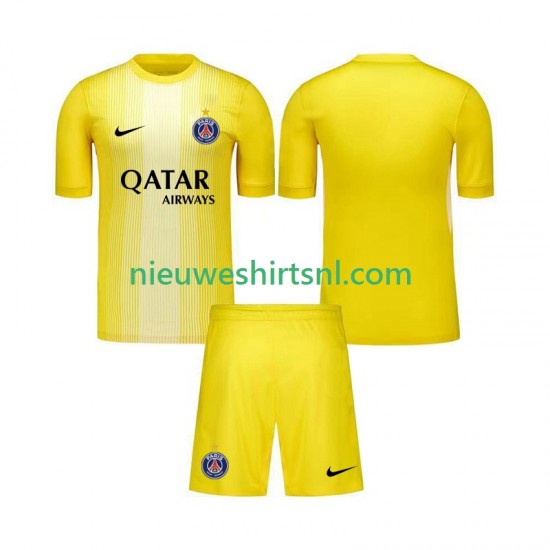 Paris Saint-Germain Kind Shirt met Bedrukking Doelman Derde 2025-2026 Korte Mouw