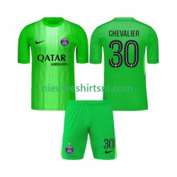 Paris Saint-Germain Kind Shirt met Bedrukking Doelman Lucas Chevalier 30 Uit 2025-2026 Korte Mouw