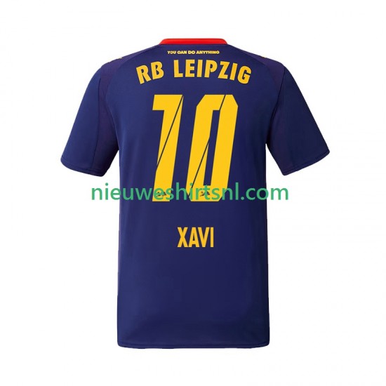 RB Leipzig Heren Shirt met Bedrukking Xavi Simons 10 Uit 2025-2026 Korte Mouw