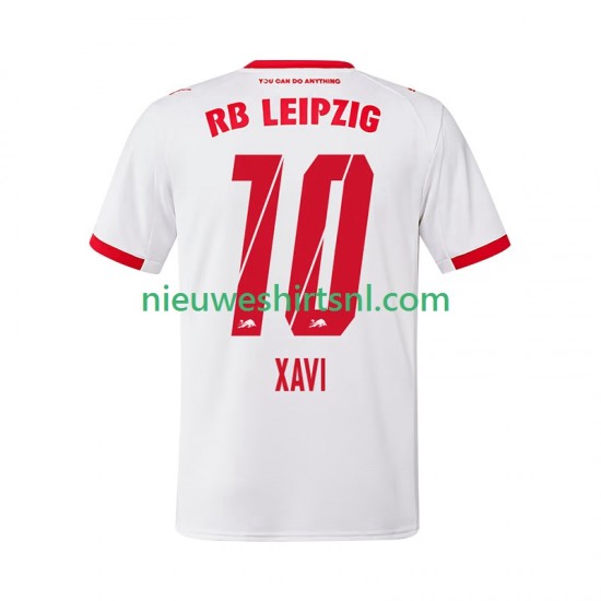 RB Leipzig Heren Shirt met Bedrukking Xavi Simons 10 Thuis 2025-2026 Korte Mouw