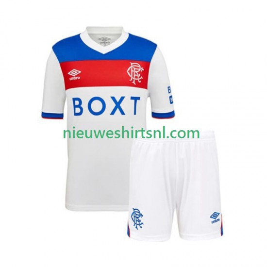 Rangers Kind Shirt met Bedrukking Uit 2025-2026 Korte Mouw