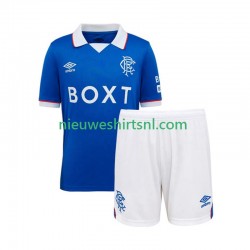 Rangers Kind Shirt met Bedrukking Thuis 2025-2026 Korte Mouw