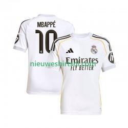 Real Madrid Heren Shirt met Bedrukking Mbappé Kylian 10 Thuis 2025-2026 Korte Mouw