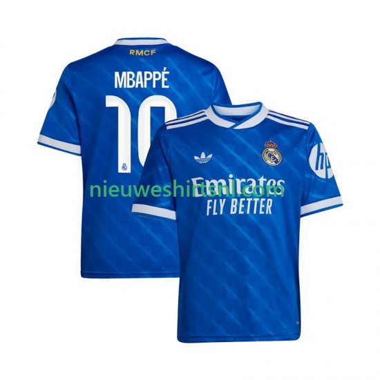 Real Madrid Heren Shirt met Bedrukking Mbappé Kylian 10 Derde 2025-2026 Korte Mouw