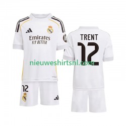 Real Madrid Kind Shirt met Bedrukking Trent Alexander-Arnold 12 Thuis 2025-2026 Korte Mouw