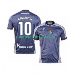 Real Sociedad Heren Shirt met Bedrukking Mikel Oyarzabal 10 Uit 2025-2026 Korte Mouw