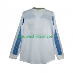 SS Lazio Heren Shirt met Bedrukking 2000 Retro Uit 1999 Lange Mouw