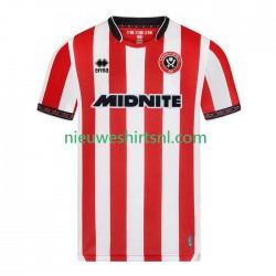 Sheffield United Heren Shirt met Bedrukking Thuis 2025-2026 Korte Mouw