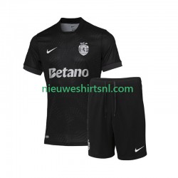 Sporting CP Kind Shirt met Bedrukking Uit 2025-2026 Korte Mouw
