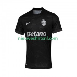 Sporting CP Heren Shirt met Bedrukking Uit 2025-2026 Korte Mouw