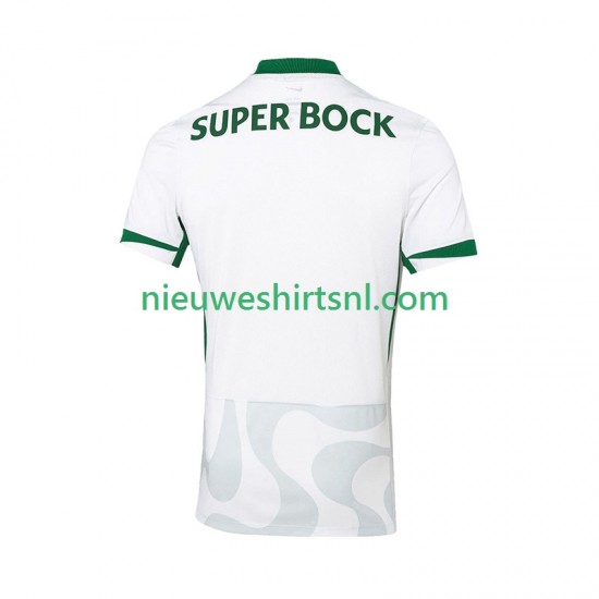 Sporting CP Heren Shirt met Bedrukking Vierde 2025-2026 Korte Mouw