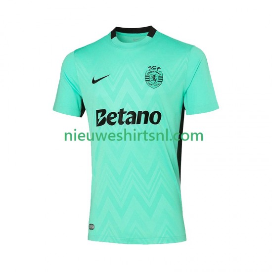 Sporting CP Heren Shirt met Bedrukking Derde 2025-2026 Korte Mouw