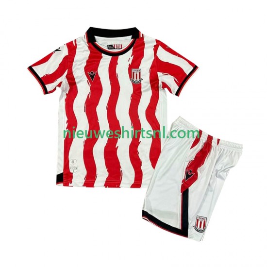 Stoke City Kind Shirt met Bedrukking Thuis 2025-2026 Korte Mouw